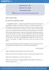 Đề kiểm tra giữa học kì I Ngữ văn 12 - Đề số 1 có lời giải chi tiết